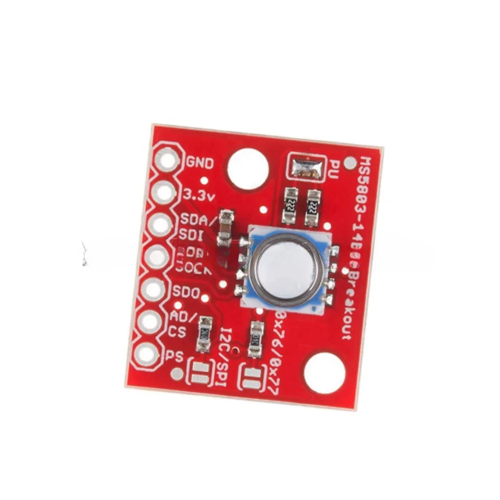 New original high precision air pressure sensor waterproof red GY-MS5803-01BA liquid pressure module