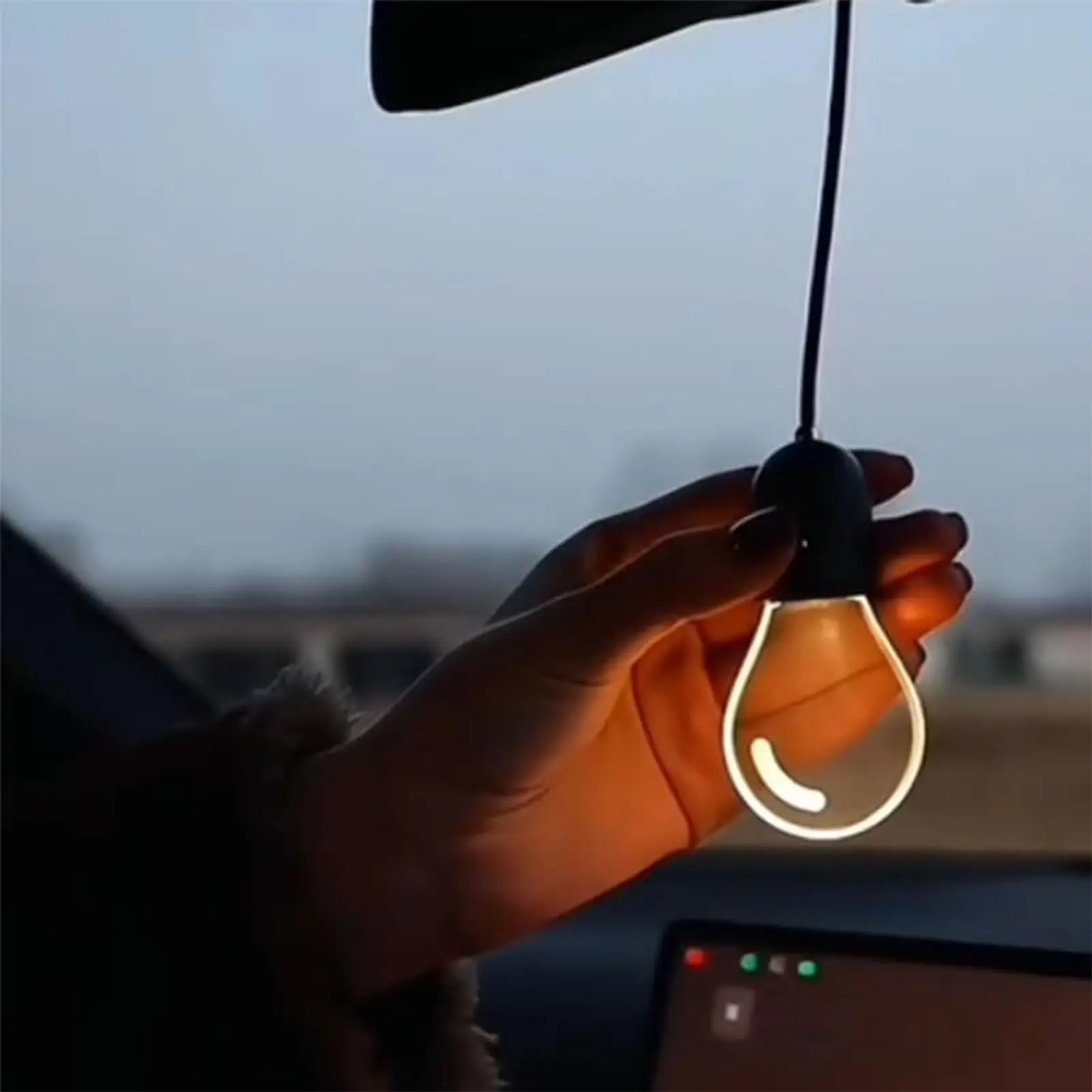 Small Car LED Light Bulb Interior Ambient Atmosphere Lamp Soft Glow Decoration Accessories For Safe Night Driving