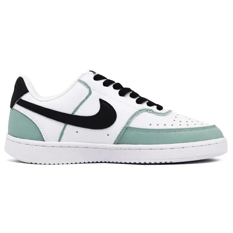 【Customize】Nike Court Vision 1 Skateboarding Shoes Men Low-top Green/White/Black Sneakers shoes DH2987-101