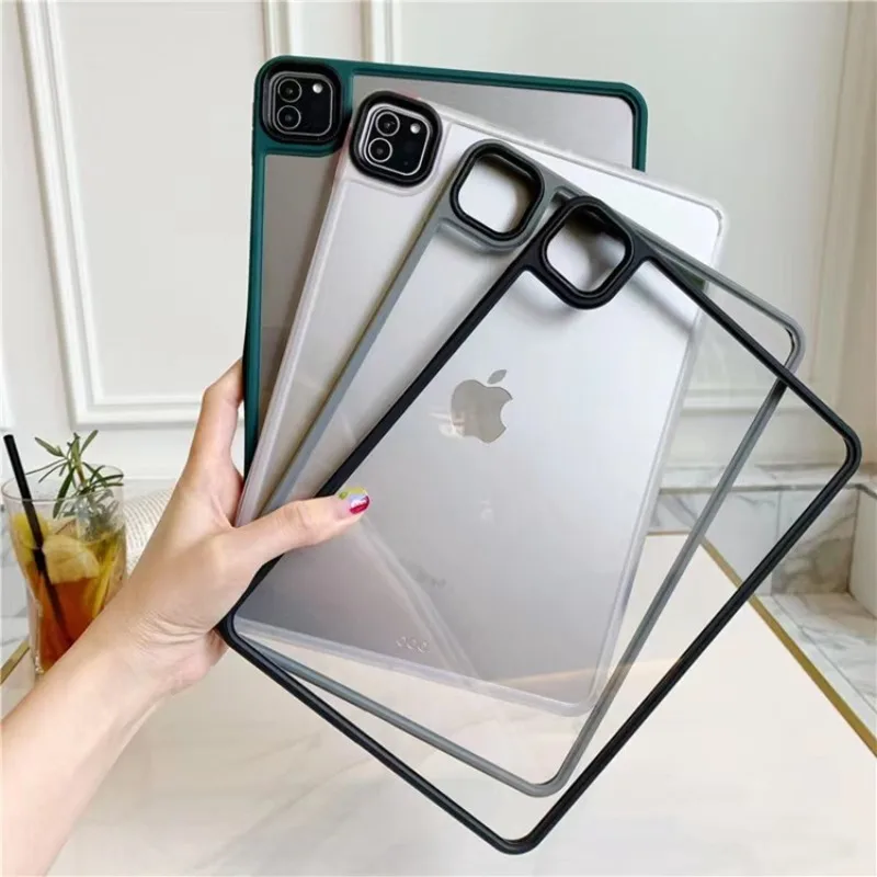 

For Ipad Pro11 Inc Protective Case Air4 5 Ipad 10.2 Inch Mini6 Transparent Airbag Dropproof Hard Shell 12.9 Inc Tablet Ipad Case