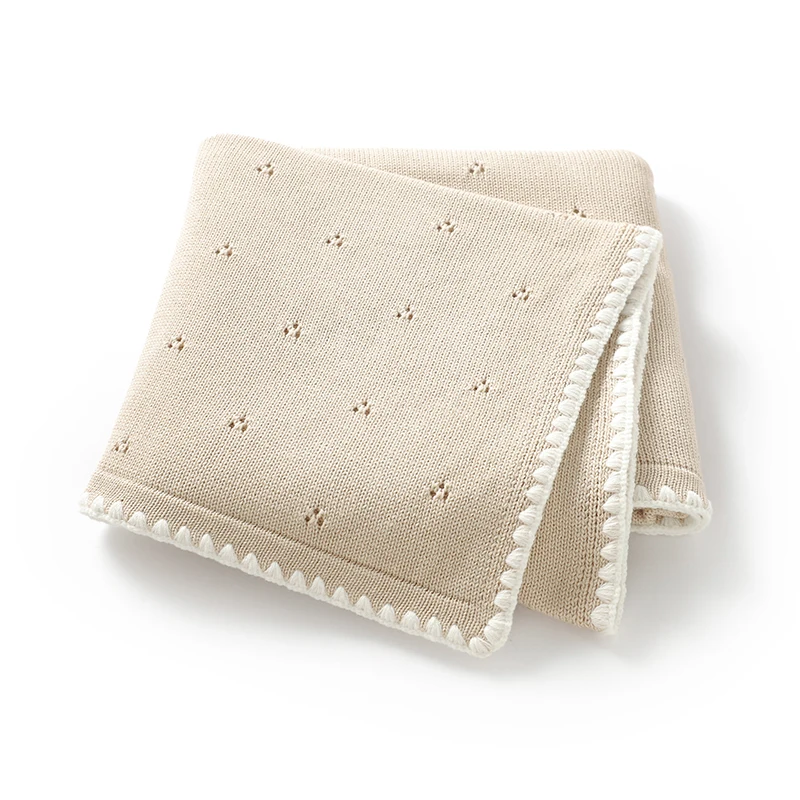 

Newborn Baby Cotton Blankets 100*80cm Infant Netural Pure Color Stroller Bassinet Swaddle Wrap Quilt Boys Girls Bedding Cellular