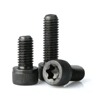 2-20pcs M3 M4 M5 M6 M8 M10 M12 Six lobe steel with black grade 12.9 steel Cap Head torx  Screw