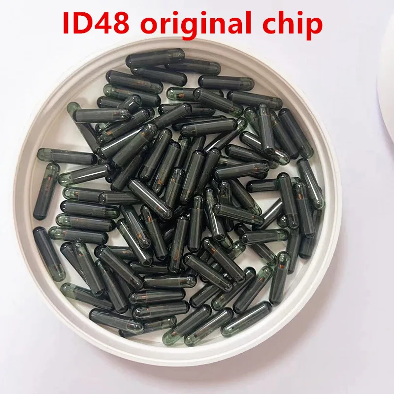 Original ID48 Transponder Chip Car Key Chip Blank ID48 Chip Auto Transponder Chip Glass ID48 Unlock Chip for VW Audi Skoda Honda