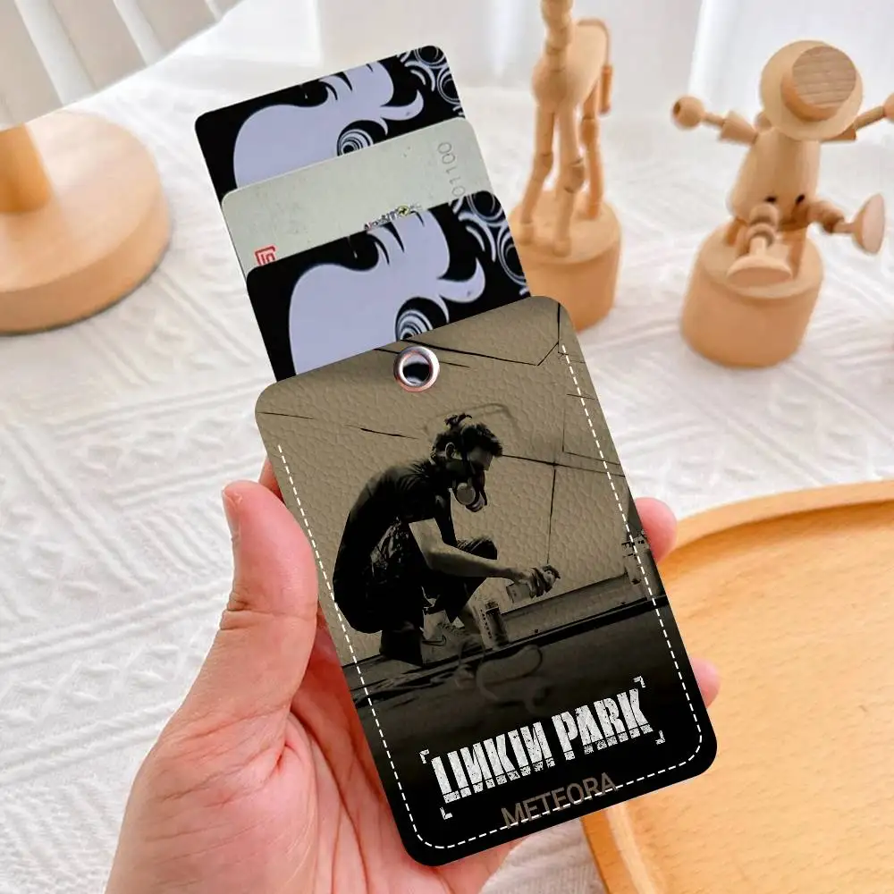 حاملي بطاقات L-linkin P-park الكلاسيكية لبطاقة هوية الطالب، أغطية حماية لبطاقات الوصول إلى الحرم الجامعي للطلاب، سلسلة مفاتيح #5