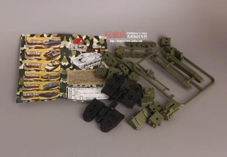 4D Tank Model Assemble WWII Tank Germay Tiger USA M1A2 Su-100 Ger-NO4 Tanks Military Buiding Kits 1:100 Plastic Blocks Model Toy