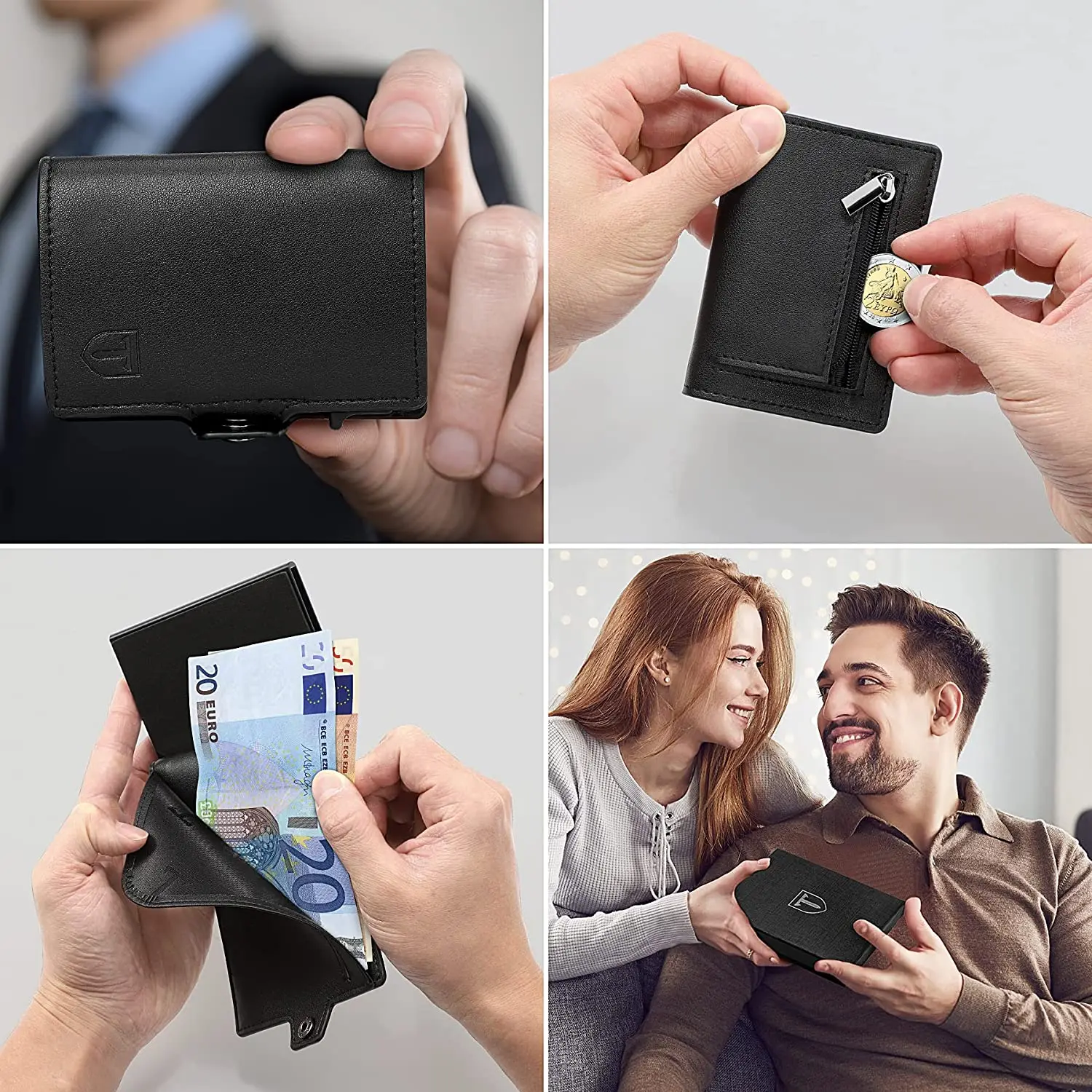 Credit Card Holder for Men and Women |Men's Wallet | Men's Slim RFID Wallet | Men's Mini Card Holder