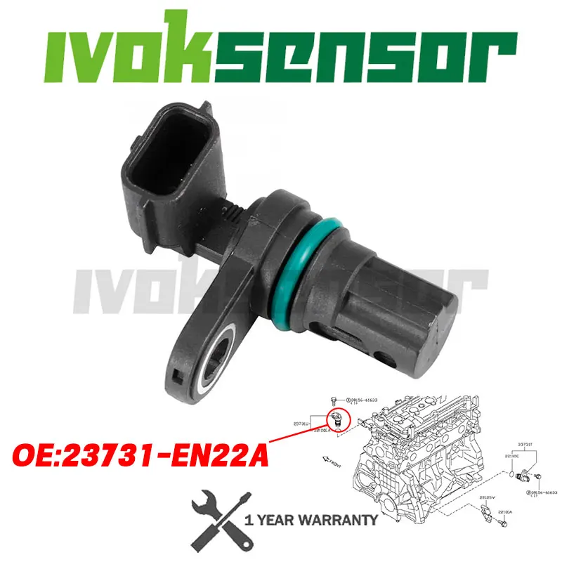 CMP CPS كرنك العمود المرفقي عمود الحدبات مستشعر موضع RPM لنيسان NV200 مكعب سينترا تيدا فيرسا 1.8L 2.0L 23731-EN22A 23731EN22A