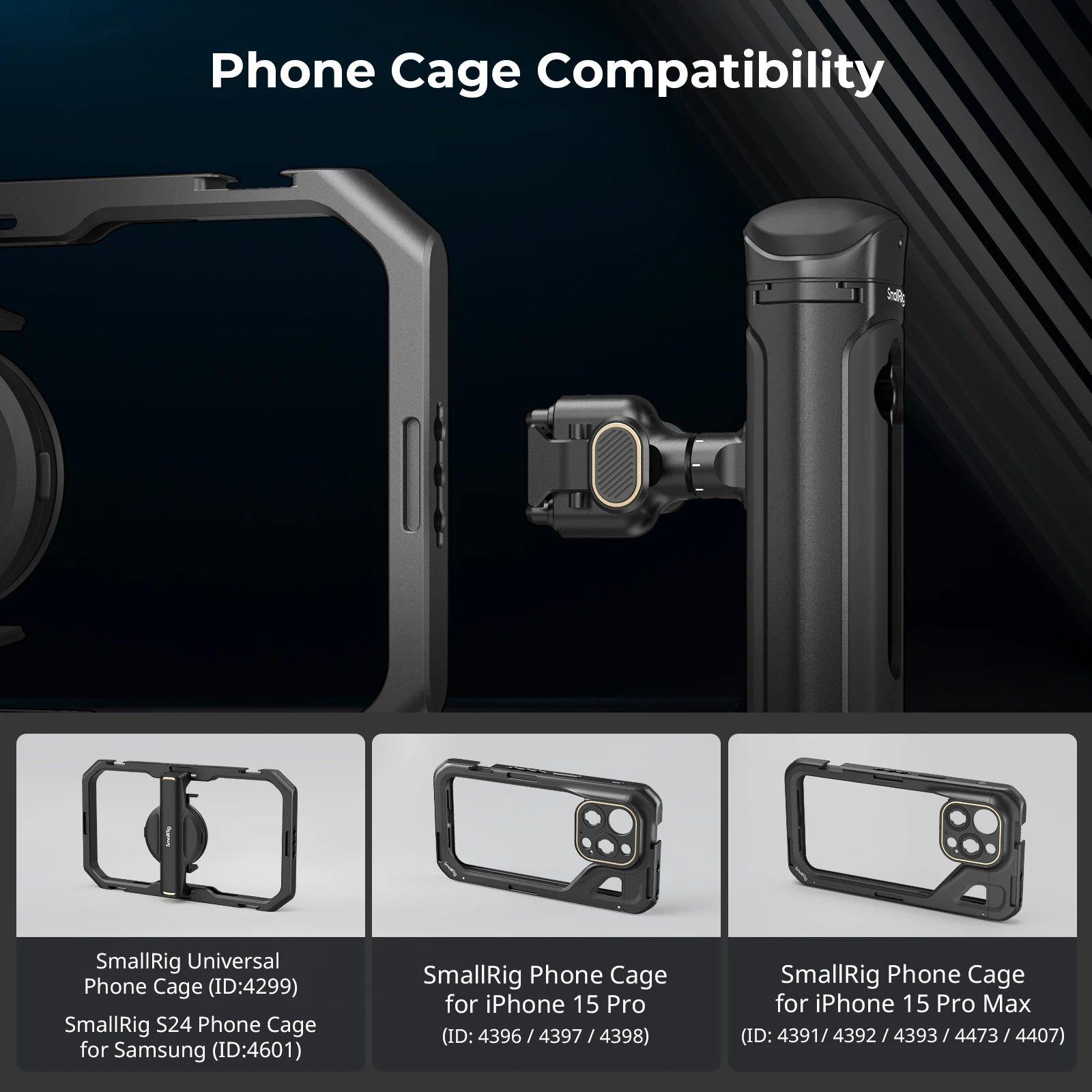 SmallRig Rotatable Quick Release Adapter for Side Handle Suit for Variety of SmallRig Handles,Add it to become Rotating Handle