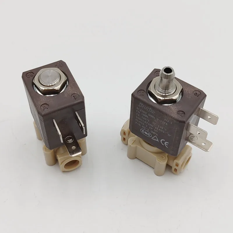 Válvulas solenoides de control de 2/3 vías de 230V y válvulas de vapor resistentes a altas temperaturas, accesorios para máquina de espresso 6