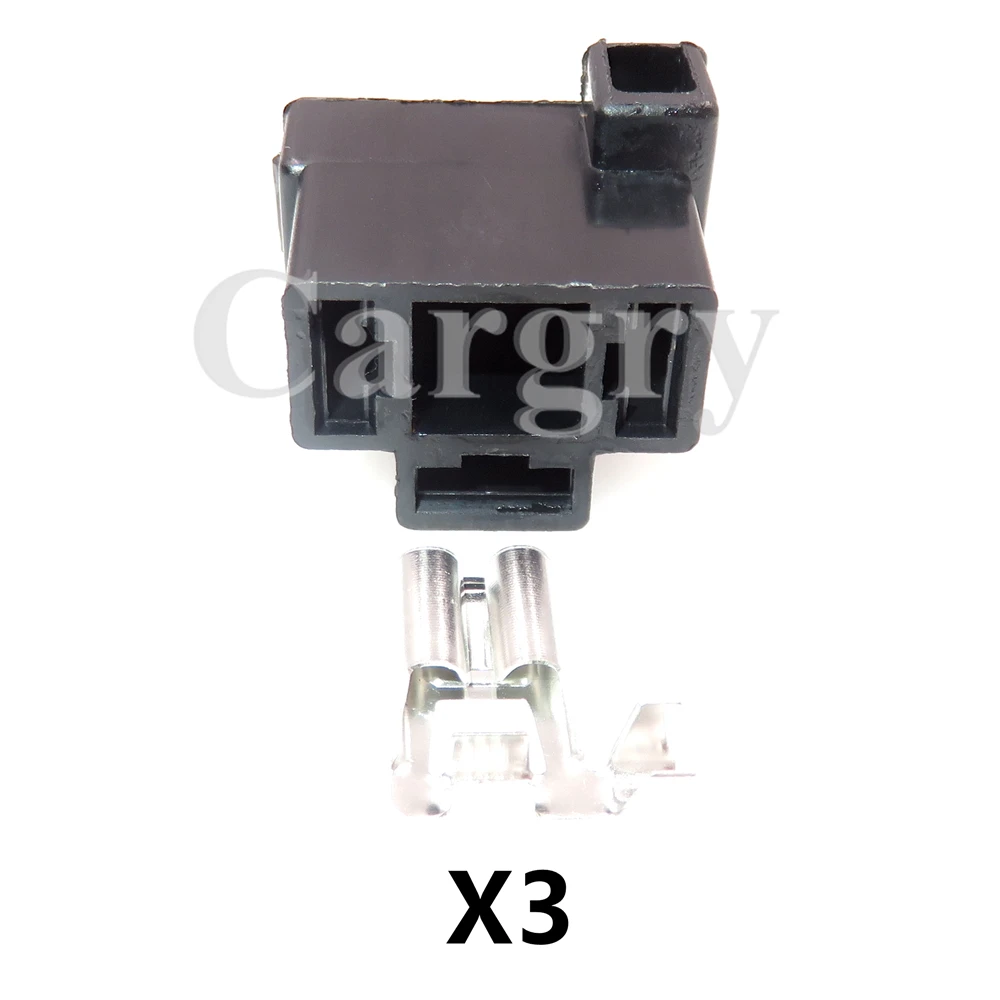 1 Set 3P Automobile High Current Plastic Housing Unsealed Connector AC Assembly Car Modification Socket Accessories