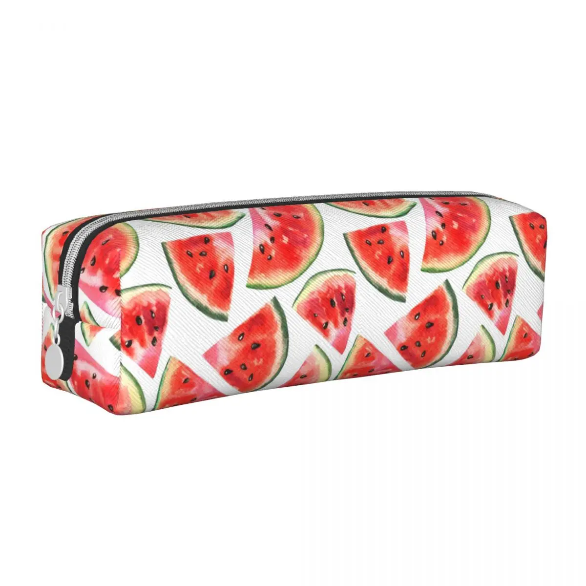 New Watermelon Fruit Cartoon Tropical Style Pencil Case Pencilcases Pen for Girls Boys Big Capacity Bag School Supplies Gift