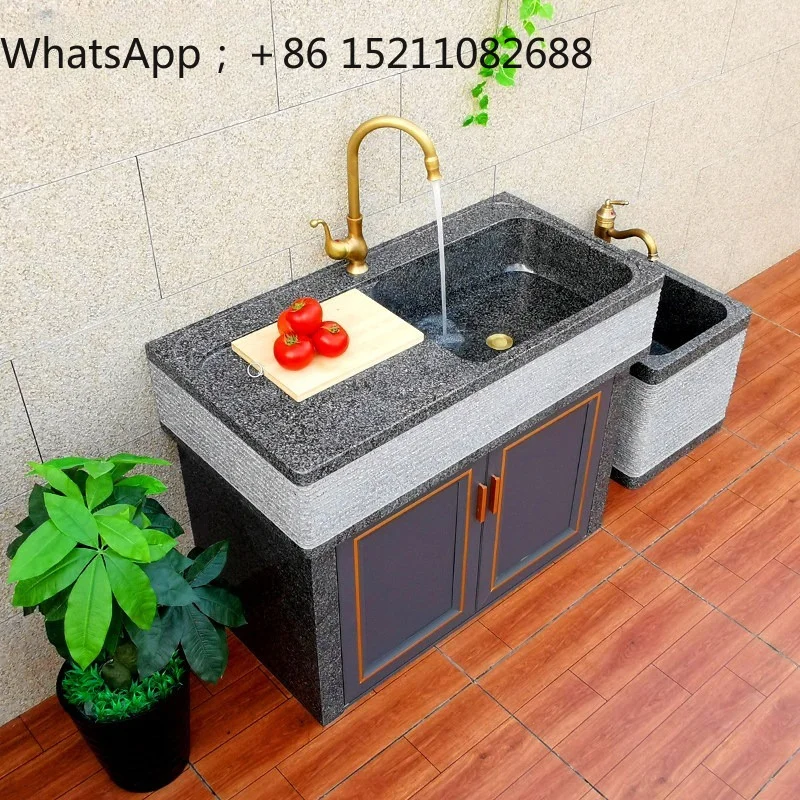 SCY outdoor pool courtyard basin outdoor yard washbasin garden balcony integrated laundry basin