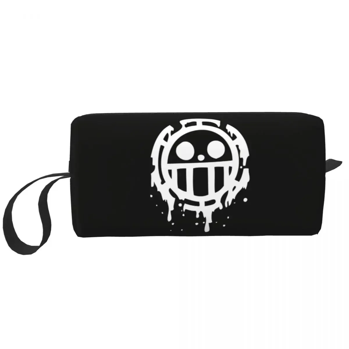 Trafalgar Law One Piece Cosmetic Bag Women Cute Big Capacity Heart Pirates Anime Makeup Case Beauty Storage Toiletry Bags