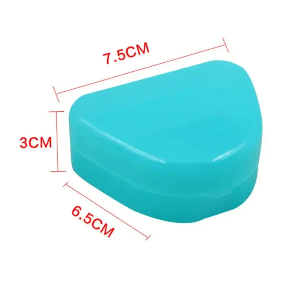 Artificial Tooth Organizer Denture Bath Box Case False Teeth Storage Box Dental Sleeve Container Oral Hygiene Supplies