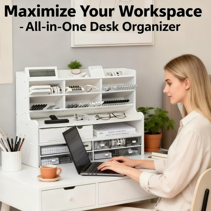 

10pcs, Storage Box, Dormitory Storage Box, Matte White PVC Material, Requires Manual Assembly, Lightweight And Space-Saving, Compact Design, Suitable for Storage And Organization on Dressing Tables, Desks And Other Tabletops