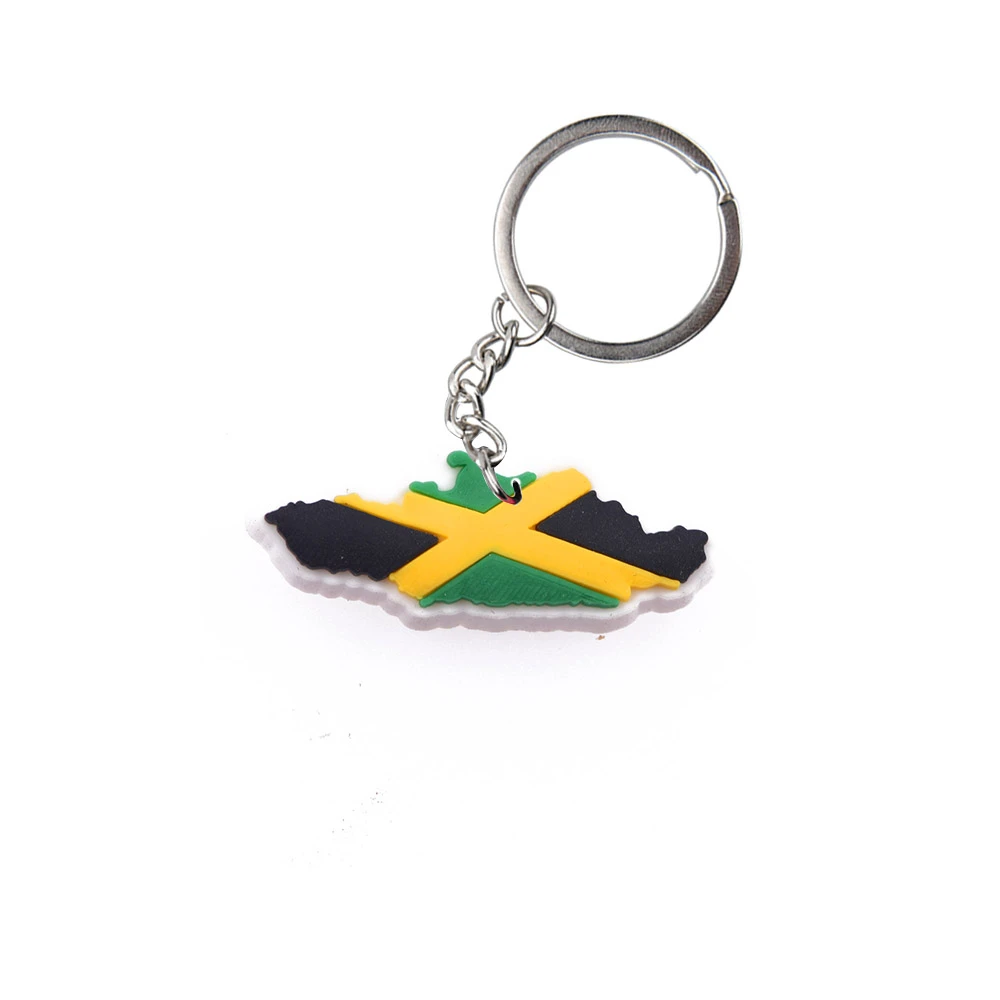 1pcs Mixstyle Different Country Flags Keychain Brazil Africa Mexico Jamaica Columbia Keyrings Bag AccessoriesTeens Adults Gifts