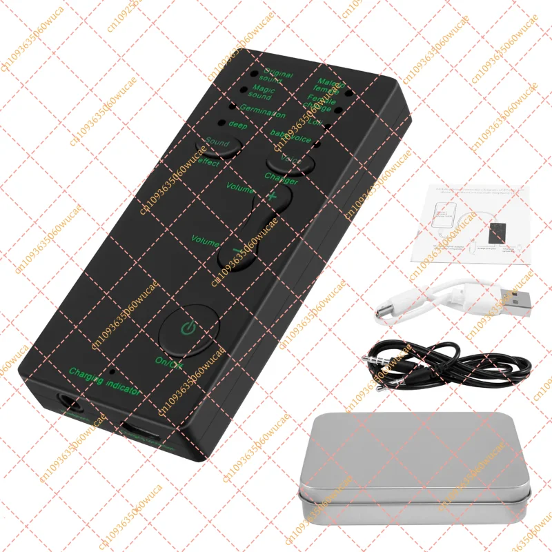 Portable Voice Changer Device 7 Different Voice Modes Real Time Sound Modulator for Computer Laptop Smartphone