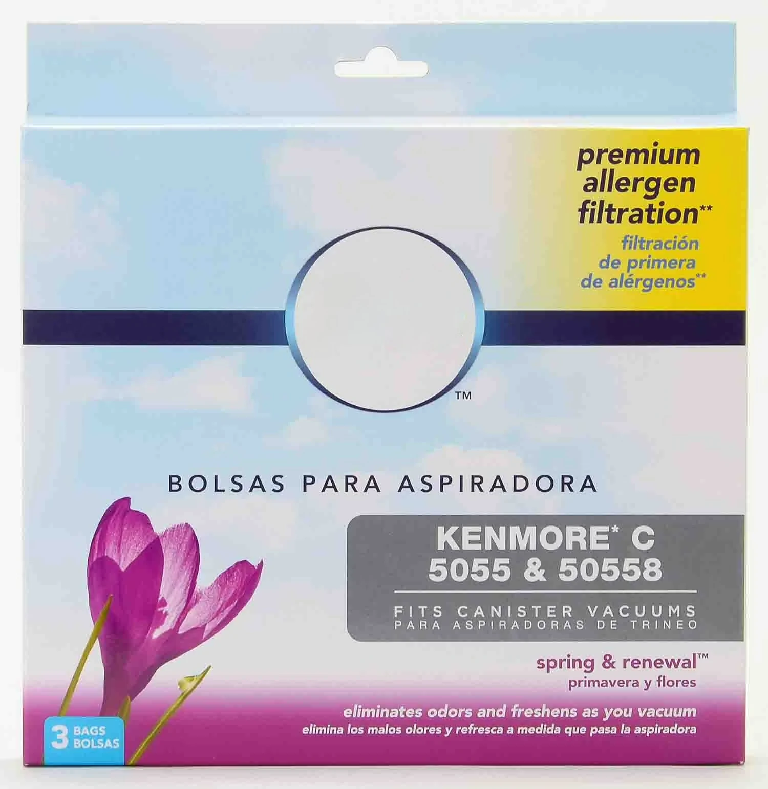

Spring & Renewal Scent Kenmore C Vacuum Bags, 3 Pack, 21R53