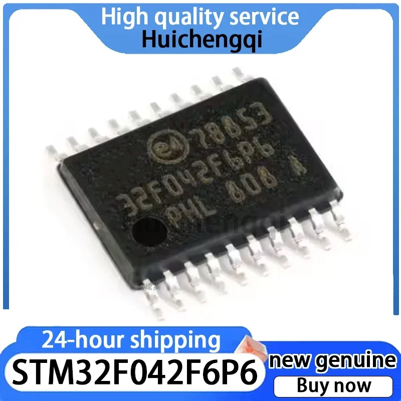 2PCS STM32F042F6P6 Package TSSOP-20 32KB/48MHz Microcontroller (MCU/MPU/SOC)