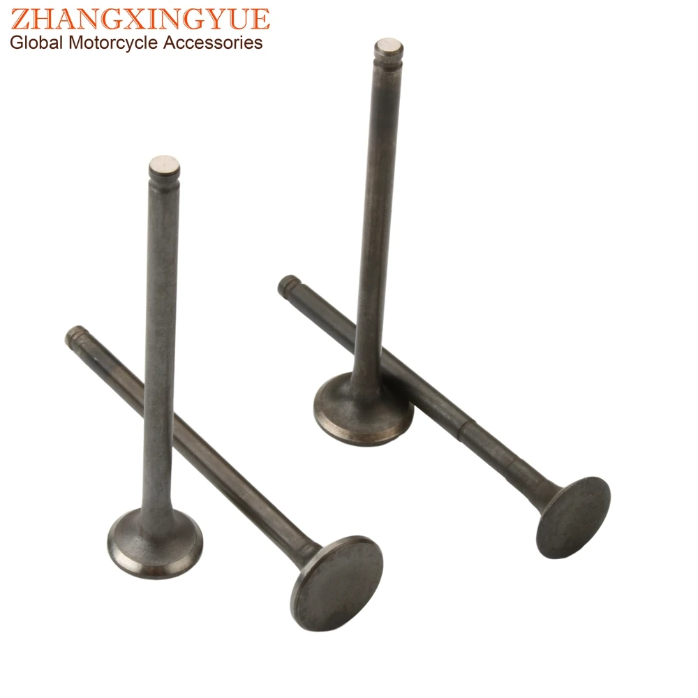 Scooter 4PC Bws125 Intake And Exhaust Valves For Yamaha Zuma Bws Yw X125 Bwsx125 Zuma125 Yw125 125cc 4C6E211100 4C6-E2121-00