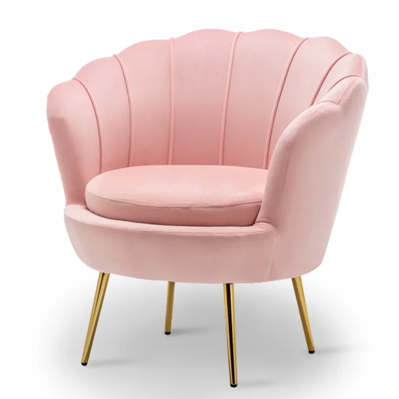 Advanced Nordic single sofa chair, modern armchair, living room furniture, balcony, home backrest, leisure chair