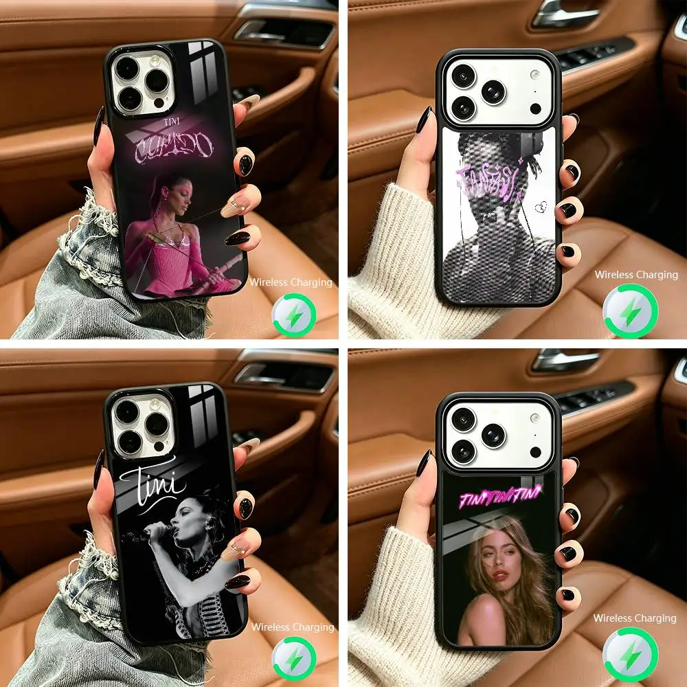 

Pop Singer -Actress-Tini Stoessel Phone Case For IPhone17 16 15 14 13 12 11 Pro Max 16/15/14Plus Wireless Charger Cover Funda