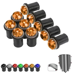 For Aprilia Mana 850 / GT RS 50 RS 125 Replica ABS RS4 125 RSV4 Windscreen Fairing Cowl Windshield Screws Bolts Kit 5MM Nuts