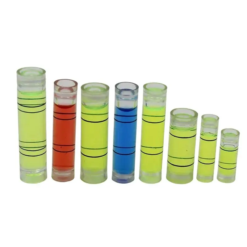 

(100 Pieces/Lot) QASE Diameter 9.5mm Plastic Mini Spirit level Water level Indicator level measurement instrument