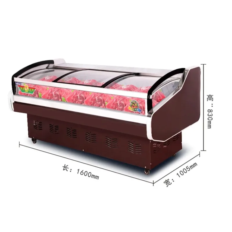 

Supermarket Meat Beef Seafood Display Case Meat Chille Rmeat Case Display Cooler