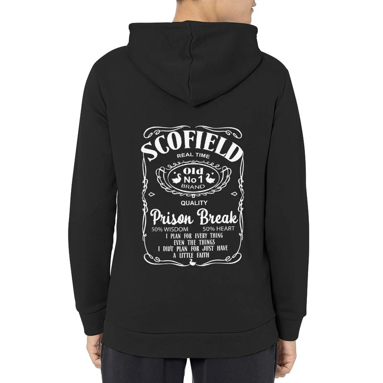 

ScofieldPrison Break black Hoodie autumn clothes men clothing blouse autumn hoodie