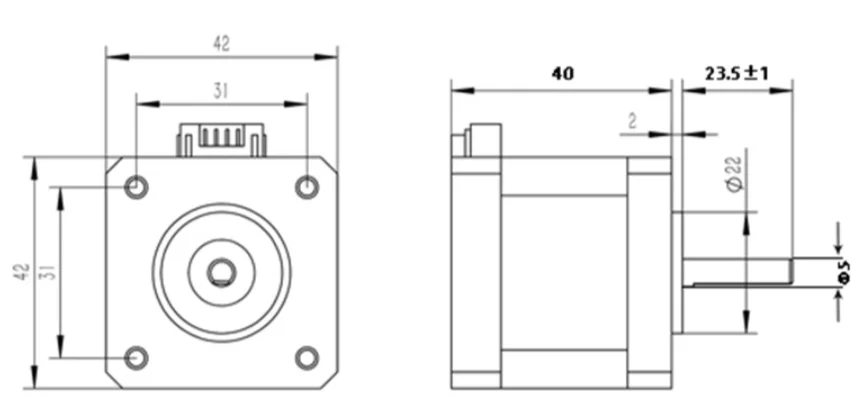Micro 42 Step Motor…