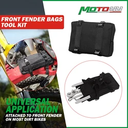 Universal Motorcycle MX Tool Bag Fender Pack Inner Tube Tire Repair Pack Motocross Front Fender Bags Toolkit For Honda