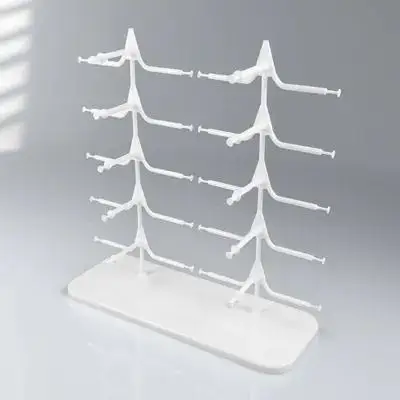 Premium ABS Glasses Display Rack Sunglasses Holder Stand for Organizing Eyeglasses Ski Goggles Multiple Pairs Space Saving