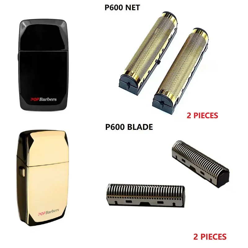 Pop Barbers P800 P700 P600 Professional Hair Clipper 0mm Blade Standard Set for Hair Cutting Machine Replaceable Cutter Head