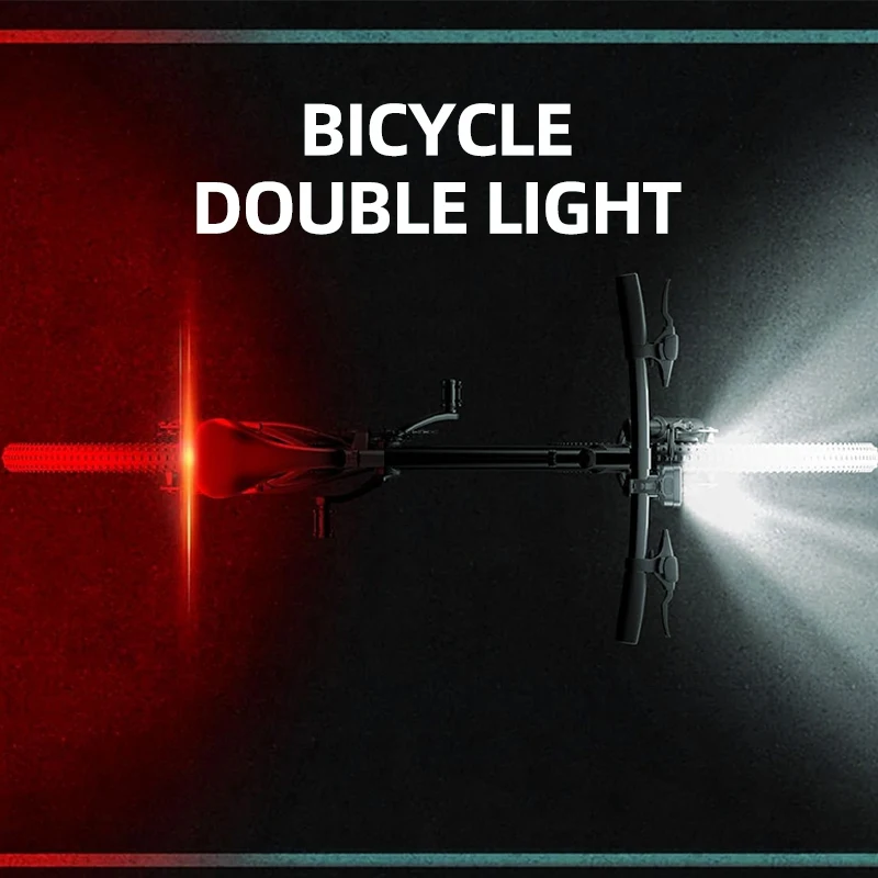 

Bike Light Q7 LED Bicycle Front Rear lights USB Charge Headlight Cycling Taillight Bicycle Lantern Bike Accessories Lamps