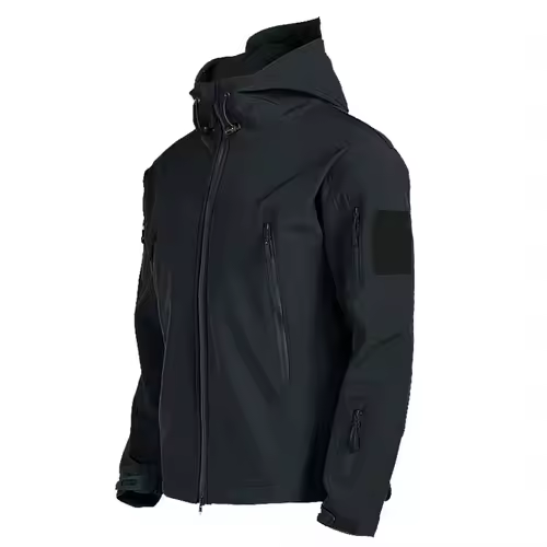 Military Shark Skin Soft Shell Jackets Men Tactical Windproof Waterproof jacket men Army Combat Jackets Mens Hooded Bomber Coats - Image 3