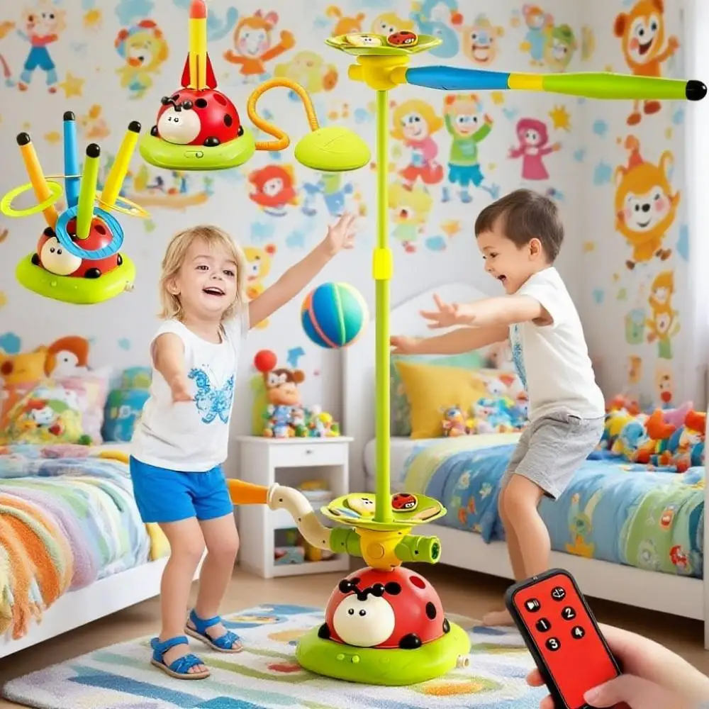 

Многофункциональная развивающая игрушка «Ледяная журавлина» 5-в-1: скакалка, метание колец, прыжки, преодоление препятствий, запуск ракет, игра для дома и улицы, подарок для детей, незаменимая вещь для дней рождения мальчиков и девочек