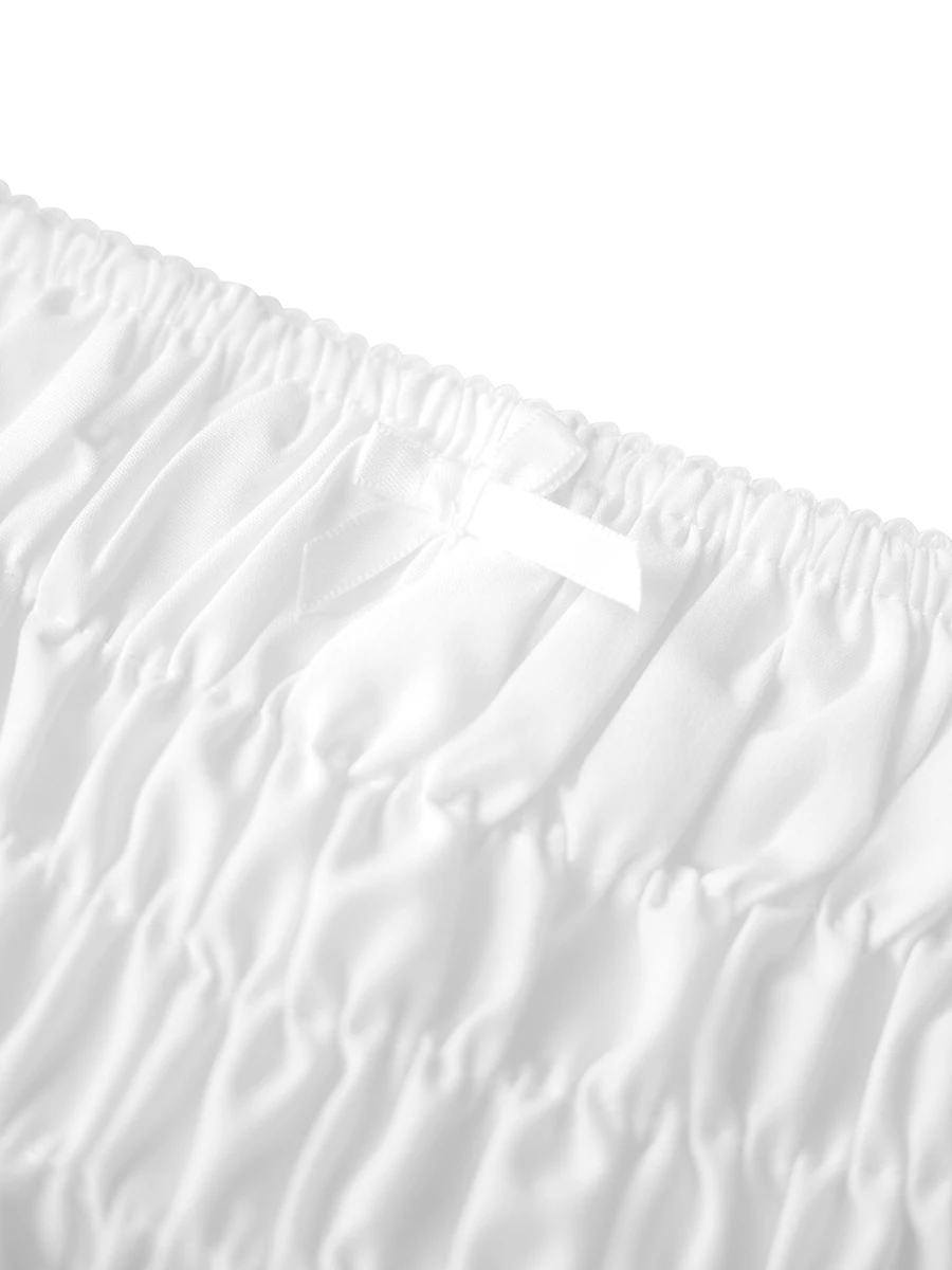 Bloomer-shorts voor dames, casual lage taille, kanten rand, effen kleur, pasvorm, uitgaande broek