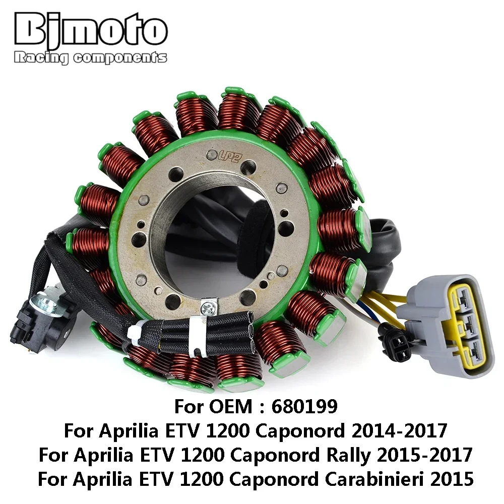 

For Aprilia ETV 1200 Caponord Rally 2015-2017 Stator Coil For Aprilia ETV 1200 Caponord 2014-2017 680199