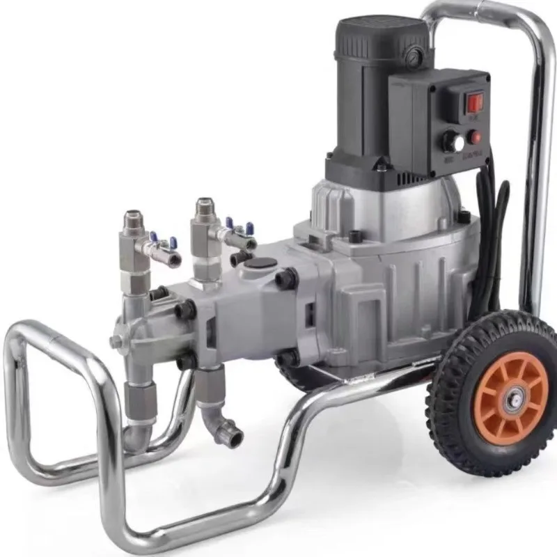 

M20 high pressure cement water glass grouting machine, waterproof and leak repair double liquid small mortar grouting pump