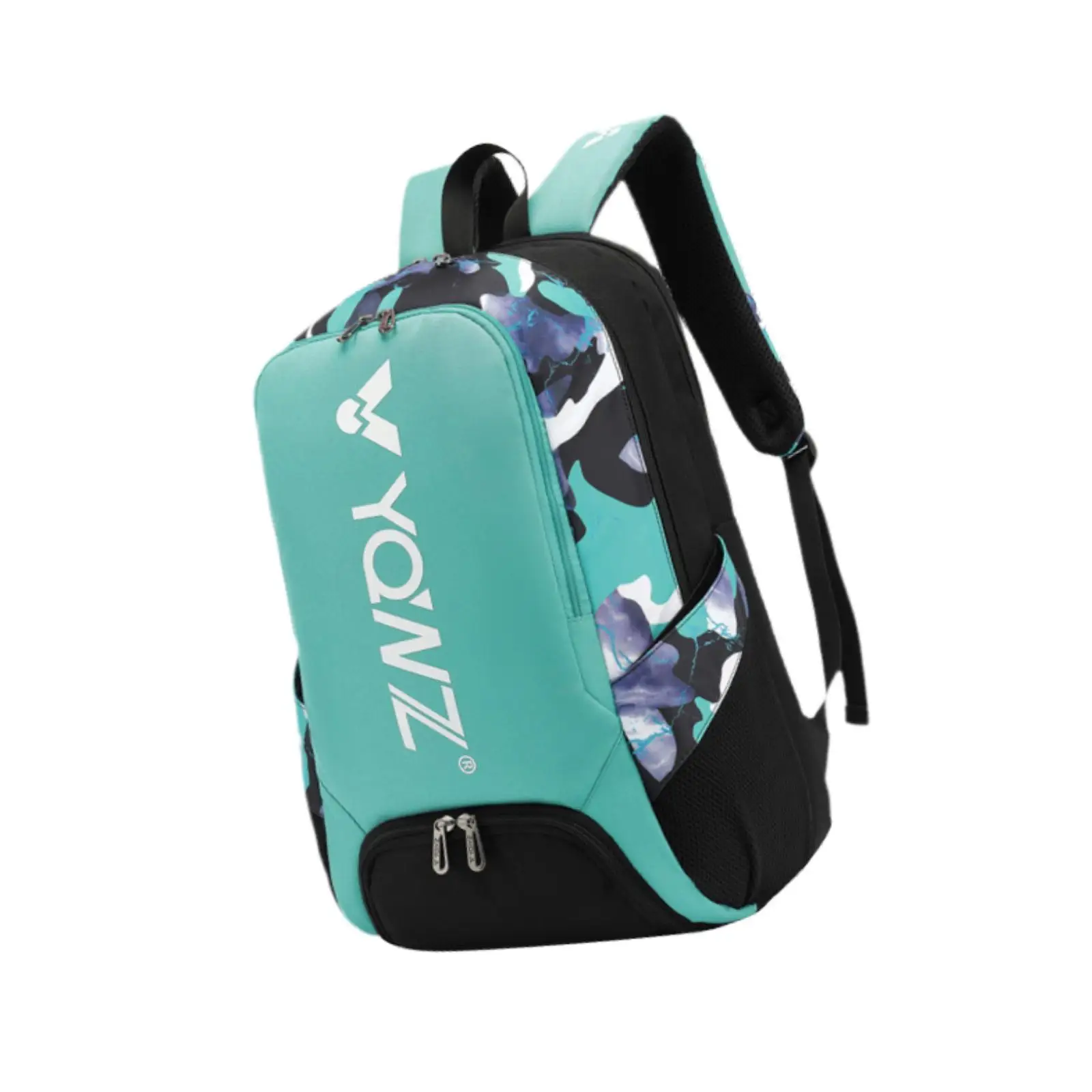 

Tennis Bag with Shoe Compartment Shoulder Bag Lightweight Badminton Backpack Green Blue Black