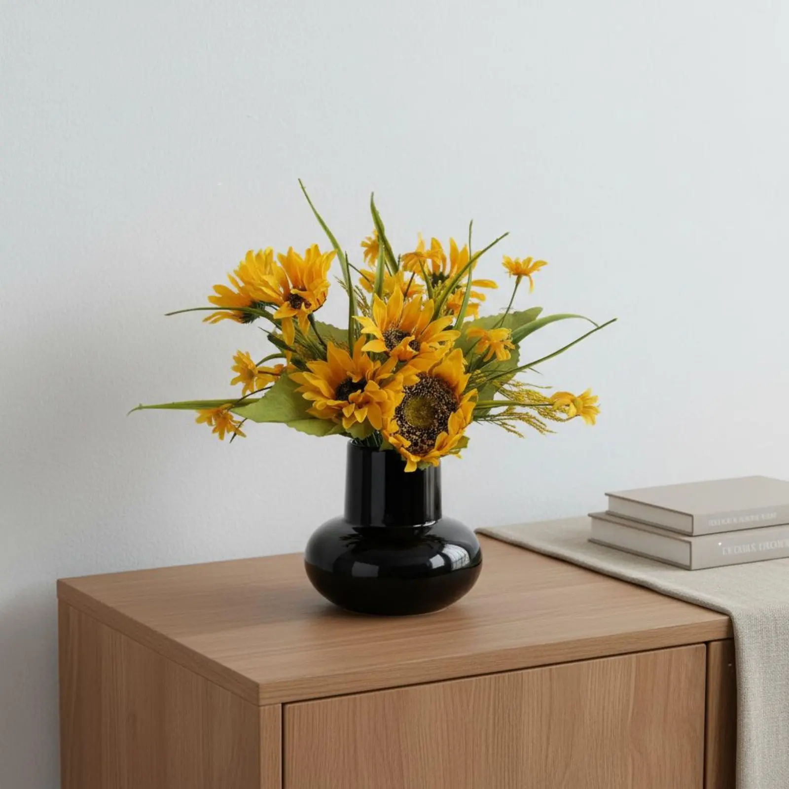 Round Belly Vase Nordic Aesthetic Decorative Flower Vase Home Decoration Light Luxury Minimalist Design for Living Room