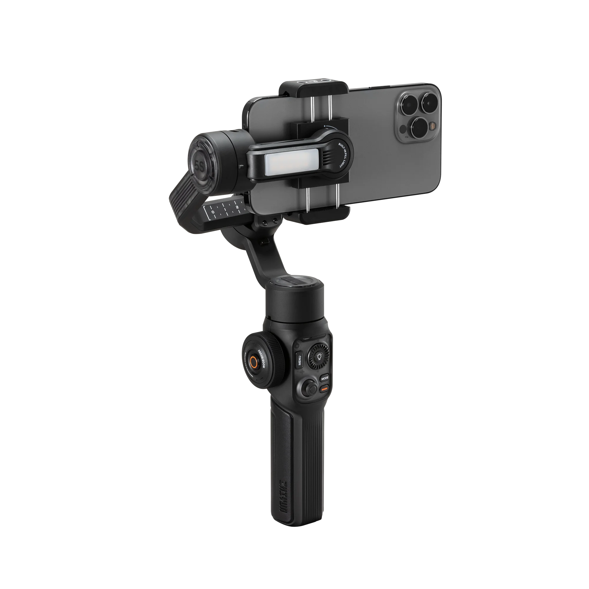 Zhiyun Smooth 5S Pro Combo Ai Face TrackingHandheld Gimbal Stabilizer 3-Axis Smartphone Selfie Stick For iPhone 15 PRO Android