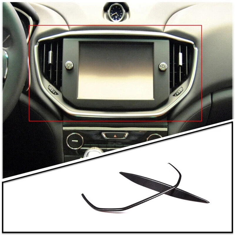 

Central Control Air Outlet Navigation Panel Frame Cover Trim Replacement Accessories Fit For Maserati Ghibli 2014 2015