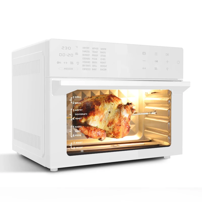30L Electric Smart Large Capacity Countertop Convection Oven Digital Stainless Steel Air Fryer Toaster Oven Combo