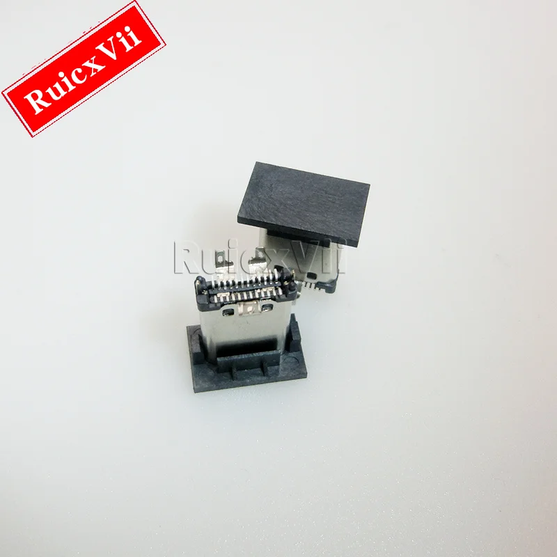 Tête mâle USB3.1, Interface type-c 24P, Patch Smt Vertical avec trois jambes fixes, 10 pièces