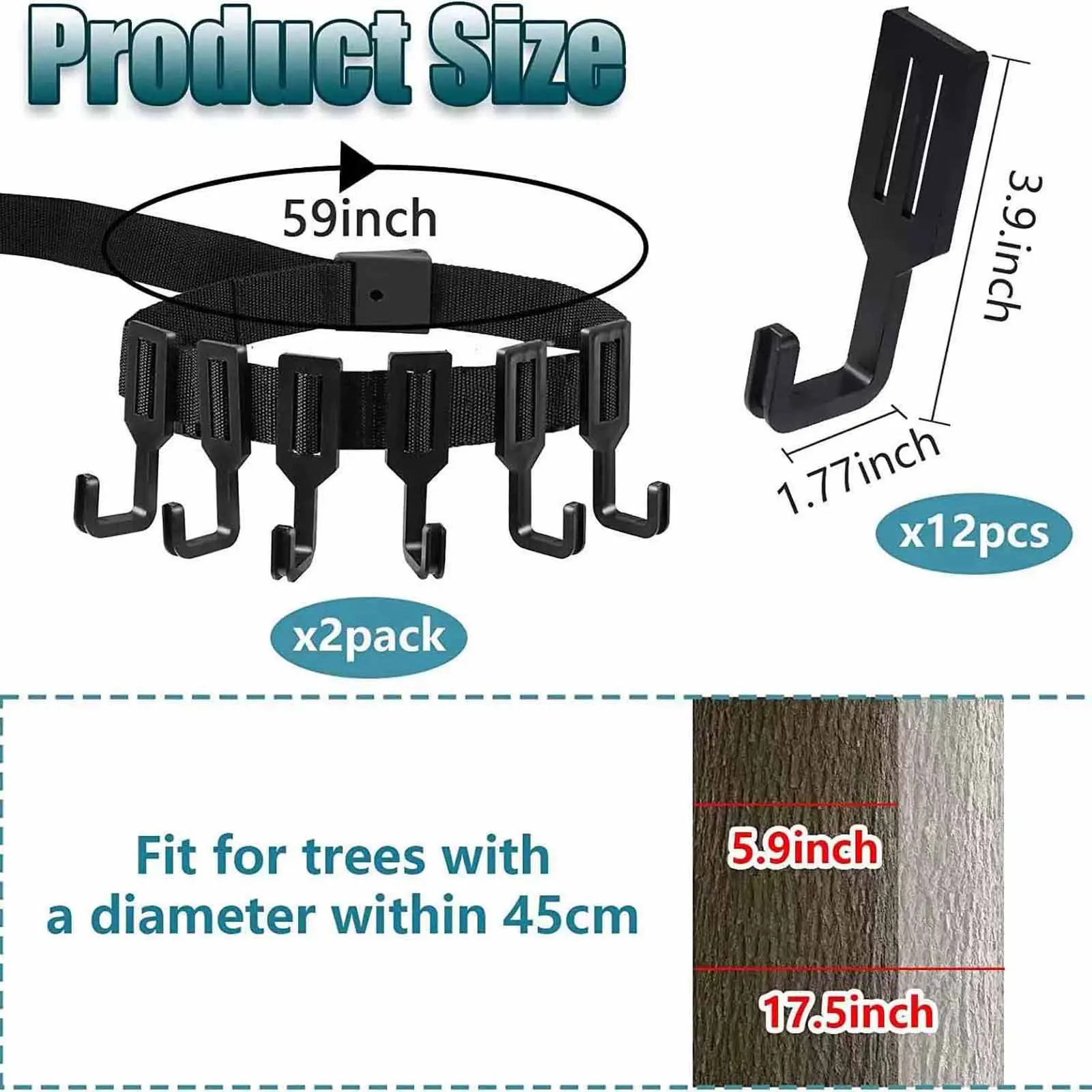 1PC Portable Hook Hanger Outdoor Practical Equipment Hook Organizer Camping Hiking Commonly Used Accessory Convenient Hook