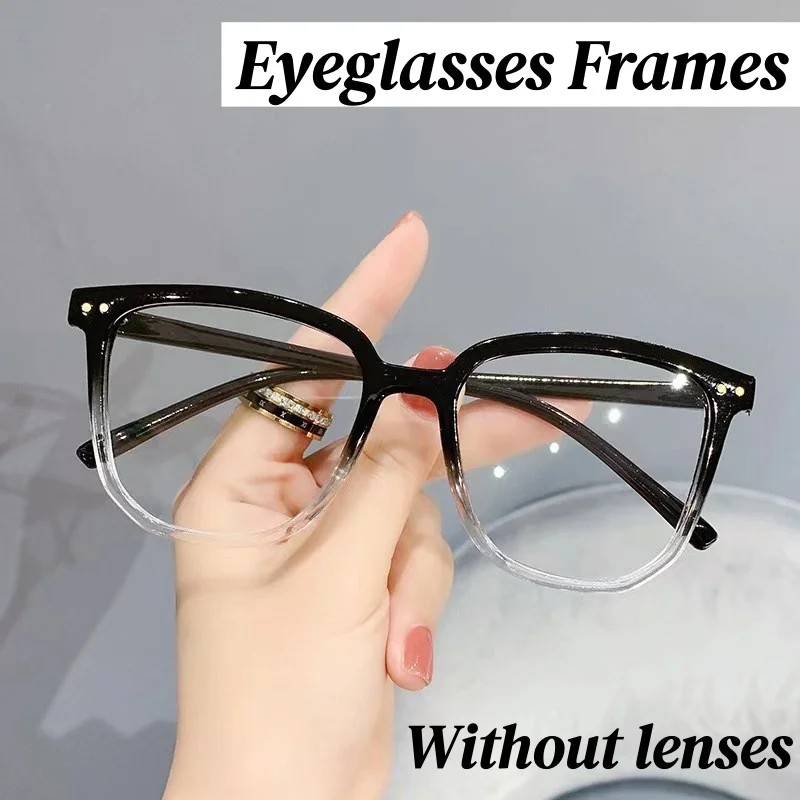 

Transparent Myopia Eyeglasses Frames for Women and Men Large Frame Spectacle Frame Fashion Oversize Eyeglass Frame