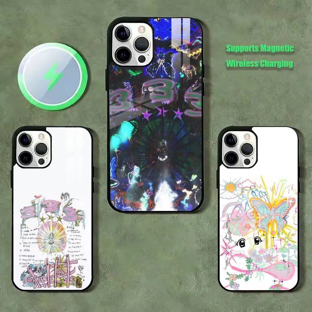 

Cloud Rap Bladee 333 Pop Phone Case For iPhone17,16,15,14,13,12,11 Plus,Pro Supports Magnetic Wireless Charging