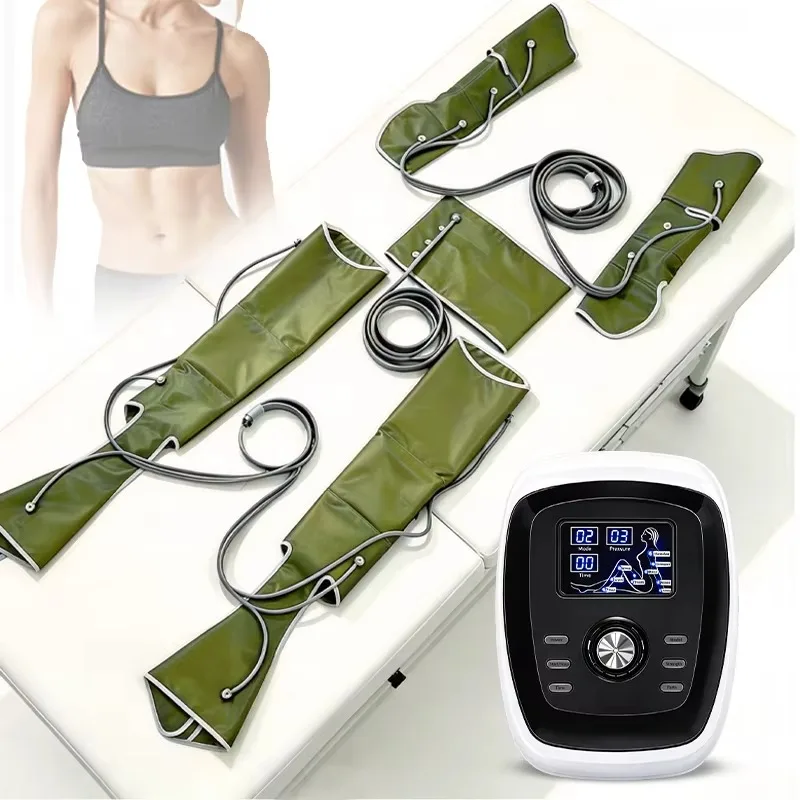 Fully Enclosed Pressure Therapy with 24 Airbags for Slimming, air Pressure Massage for Physical Recovery, Lymphatic Drainage